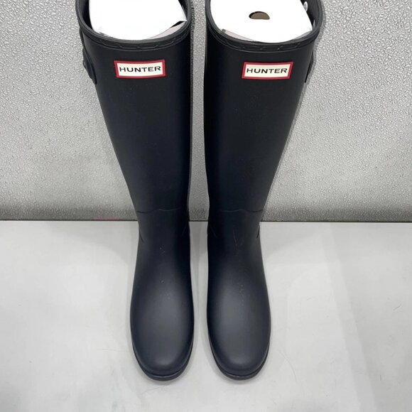 NEW HUNTER Women’s Refined Tall Rain Boots – Black - Picture 8 of 8